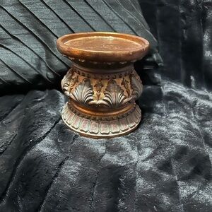 Beautiful Antique Pillar Candle Hokder
